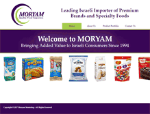 Tablet Screenshot of moryam.co.il